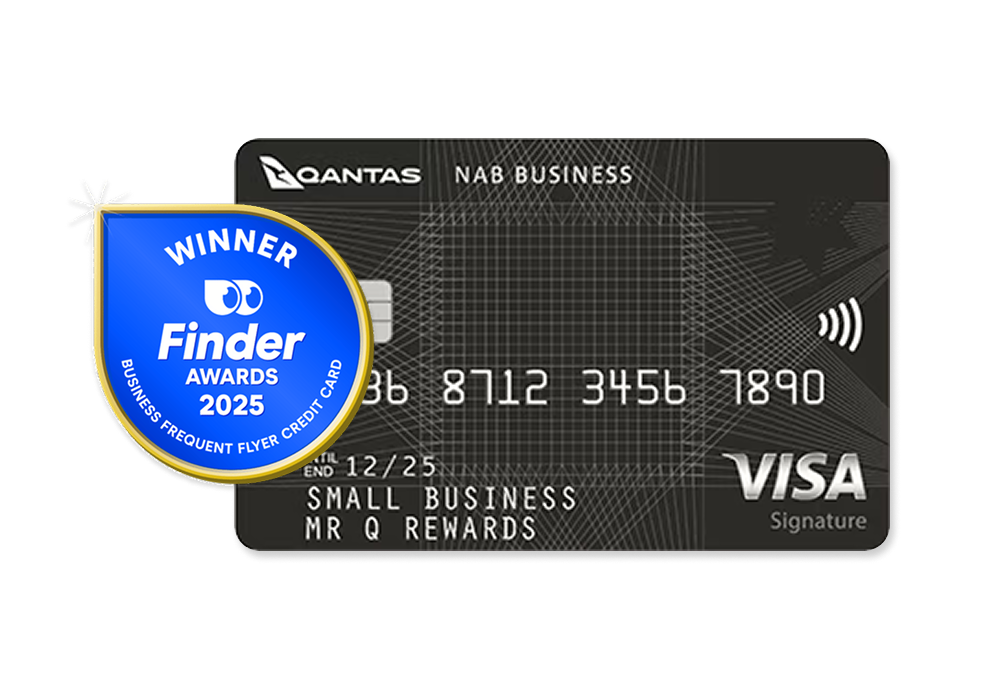 Winner Finder Awards 2025. Business Frequent Flyer credit card.