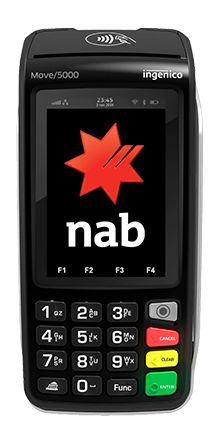 Integrated EFTPOS terminal NAB Ingenico EFTPOS terminal with touchscreen or keypad