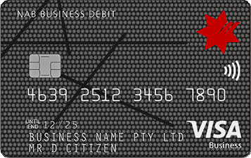 NAB Business debit card