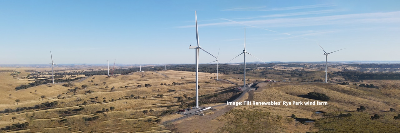 Tilt Renewables’ Rye Park wind farm