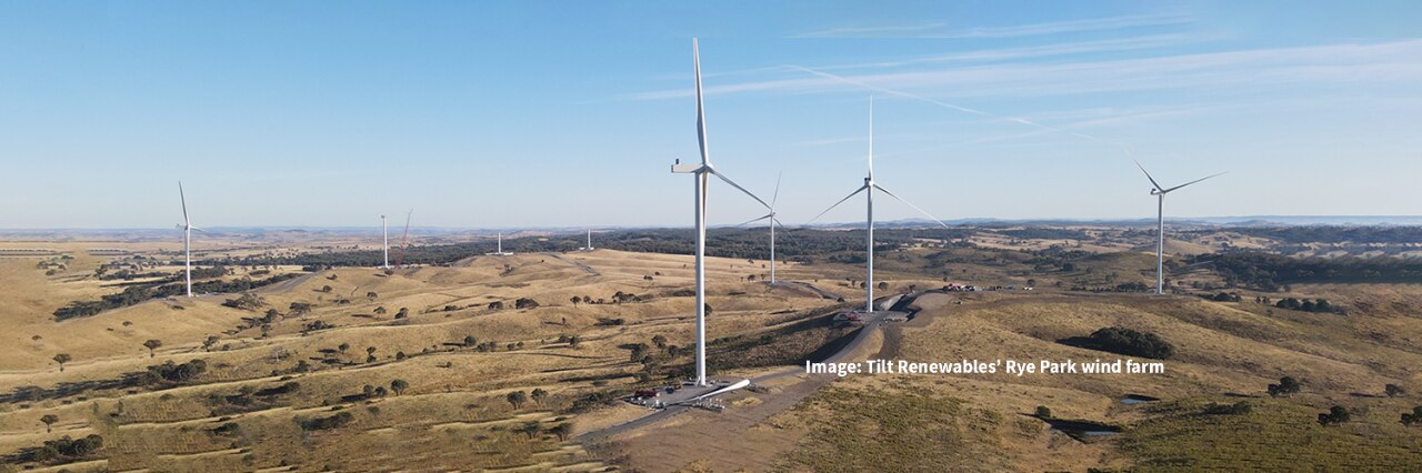 Tilt Renewables’ Rye Park wind farm